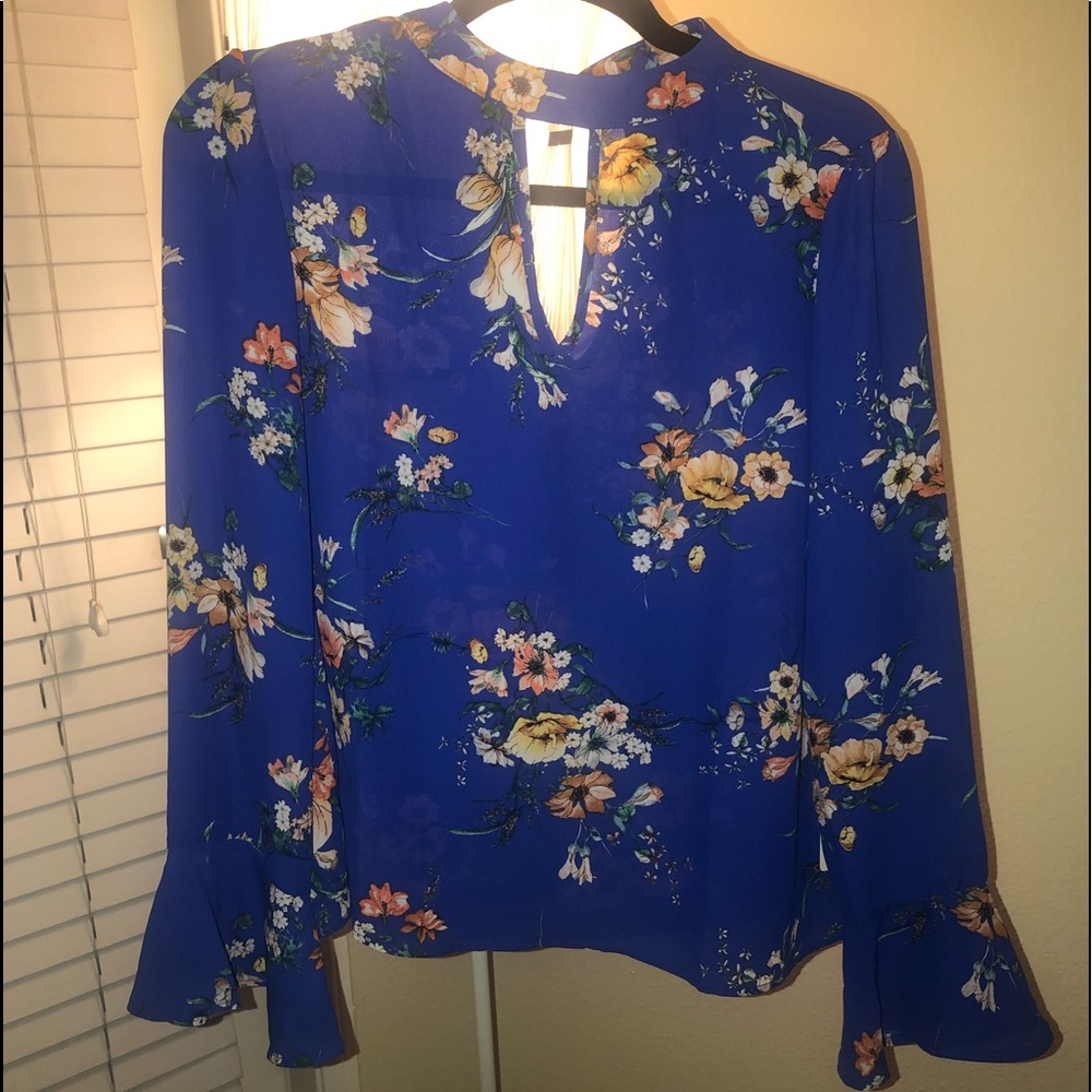 Flower Print Blouse